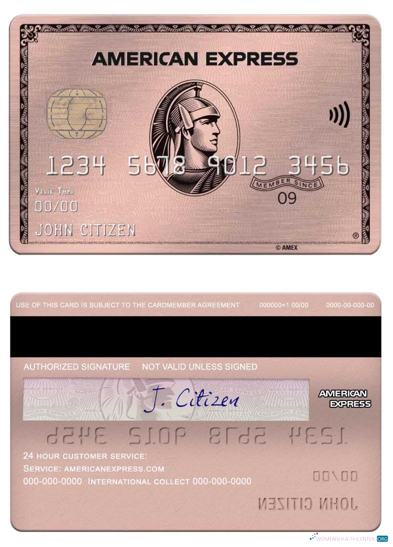 Download USA University of Southern Indiana bank Amex rose gold metal card Photoshop template